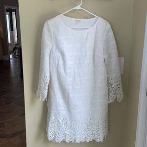 White lacy dress